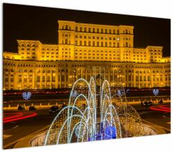 Mivali Tablou - Palatul Parlamentului, București, România, dintr-o bucată 100x70 cm (V023409V10070)