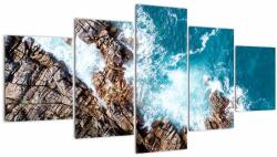 Mivali Tablou cu stânci și mare, din cinci bucăți 150x80 cm (V021184V150805PCS)