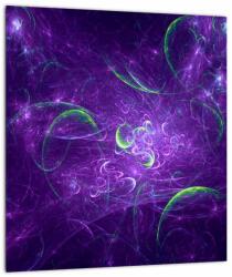 Mivali Tablou -abstracție violetă, dintr-o bucată 30x30 cm (V020146V3030)