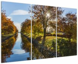 Mivali Tablou cu canal de apă, din trei bucăți 120x80 cm (V020191V120803PCS)