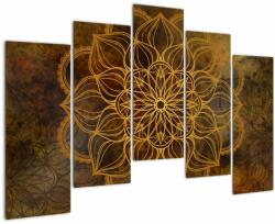 Mivali Tablou - Mandala bucuriei, din cinci bucăți 125x90 cm (V022966V12590)