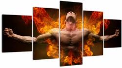 Mivali Tablou - Putera de bărbat, din cinci bucăți 150x80 cm (V022296V150805PCS)