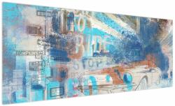 Mivali Tablou - Născut să călătorească, dintr-o bucată 250x125 cm (V022866V250125)