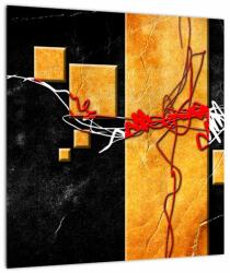 Mivali Tablou abstract - Dansatoare, dintr-o bucată 40x40 cm (V022076V4040)