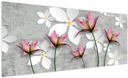 Mivali Tablou cu abstracție florală, dintr-o bucată 250x125 cm (V022186V250125)