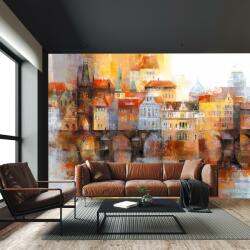 Mivali Fototapet - Praga desenată, vlies, 245x170 cm (T100531TQ5)