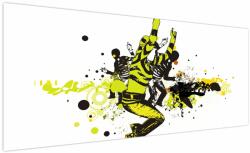 Mivali Tablou - Street dance, dintr-o bucată 250x125 cm (V023542V250125)