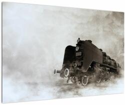 Mivali Tablou - Tren în ceață, dintr-o bucată 90x60 cm (V021961V9060)