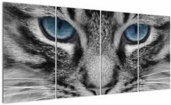 Mivali Tablou cu pisica, din patru bucăți 160x80 cm (V021221V16080)