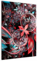 Mivali Tablou abstract cu flori exotice, dintr-o bucată 50x70 cm (V022145V5070)