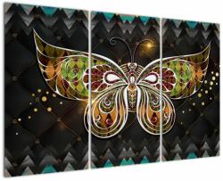 Mivali Tablou - Fluture magic, din trei bucăți 120x80 cm (V022756V120803PCS)