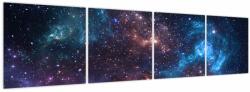 Mivali Tablou - Cer de noapte, din patru bucăți 160x40 cm (V023944V16040)
