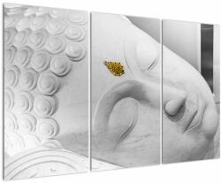 Mivali Tablou - Buddha alb, din trei bucăți 120x80 cm (V023201V120803PCS)