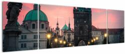 Mivali Tablou - Pe podul lui Carol, Praga, din trei bucăți 170x50 cm (V021724V17050)