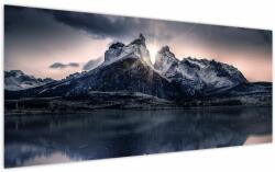 Mivali Tablou lacul cu munte, dintr-o bucată 200x100 cm (V020333V200100)