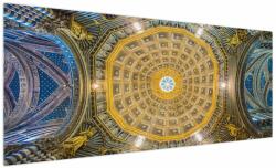 Mivali Tablou cu tavanul bisericii Siena, dintr-o bucată 250x125 cm (V021512V250125)