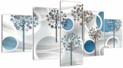 Mivali Tablou abstarcției artistice, din cinci bucăți 150x80 cm (V022163V150805PCS)