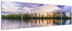 Mivali Tablou cu lac, din trei bucăți 170x50 cm (V020248V17050)