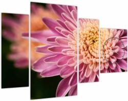 Mivali Tablou detailat cu flori (cu ceas), din patru bucăți 110x75 cm cu ceas (V020238V11075C)