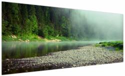 Mivali Tablou - Râu lângă pădure, dintr-o bucată 250x125 cm (V022458V250125)