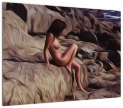 Mivali Tablou - pictura femeii, dintr-o bucată 70x50 cm (V022262V7050)