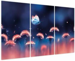 Mivali Tablou cu păpădii cu fluture albastru (V021757V120803PCS)