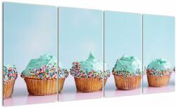 Mivali Tablou cu cupcakes, din patru bucăți 160x80 cm (V021261V16080)