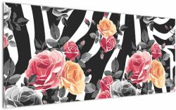 Mivali Tablou cu trandafiri înfloriți, dintr-o bucată 120x50 cm (V022024V12050)