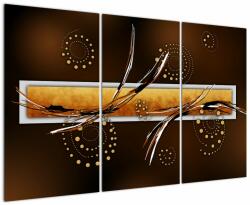 Mivali Tablou abstracției - Fluturi, din trei bucăți 120x80 cm (V022069V120803PCS)