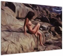 Mivali Tablou - pictura femeii, dintr-o bucată 100x70 cm (V022262V10070)