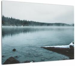 Mivali Tablou - lacul nordic înghețat, dintr-o bucată 70x50 cm (V020225V7050)