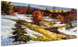 Mivali Tablou - Sosirea primăverii, dintr-o bucată 250x125 cm (V023231V250125)