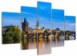 Mivali Tablou cu podul Carol, din cinci bucăți 150x105 cm (V020713V150105)