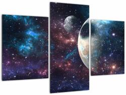 Mivali Tablou cu cosmos, din trei bucăți 90x60 cm (V022089V90603PCS)