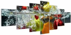 Mivali Tablou - Fructe, din șapte bucăți 210x100 cm (V023290V210100)