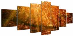 Mivali Tablou cu pădurea în toamnă, din șapte bucăți 210x100 cm (V021203V210100)