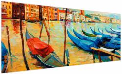 Mivali Tablou - Port în Veneția, dintr-o bucată 250x125 cm (V023366V250125)