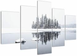 Mivali Tablou - A fost alb, din cinci bucăți 150x105 cm (V021339V150105)