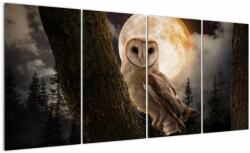 Mivali Tablou cu bufnița, din patru bucăți 160x80 cm (V022174V16080)