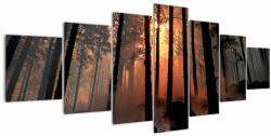 Mivali Tablou cu pădure întunecată, din șapte bucăți 210x100 cm (V020379V210100)