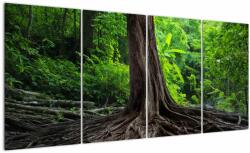Mivali Tablou - Copac bătrîn cu rădăcini, din patru bucăți 160x80 cm (V022463V16080)