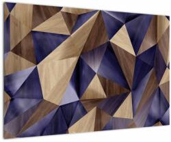 Mivali Tablou - 3D triunghiuri de lemn, dintr-o bucată 90x60 cm (V023479V9060)