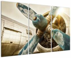 Mivali Tablou - Elice de avion vechi, din trei bucăți 120x80 cm (V023191V120803PCS)