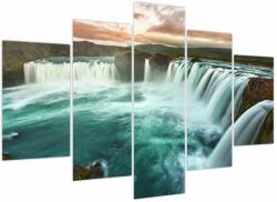 Mivali Tablou - Cascade, din cinci bucăți 150x105 cm (V023739V150105)