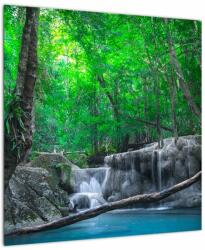 Mivali Tablou - Cascada Erawan, Kanchanaburi, Thailanda, dintr-o bucată 50x50 cm (V023212V5050)