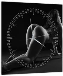Mivali Tablou - Nud feminin (cu ceas), dintr-o bucată 30x30 cm cu ceas (V023081V3030C)
