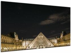 Mivali Tablou - Louvre nocturn, dintr-o bucată 120x70 cm (V021664V12070)