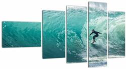 Mivali Tablou cu surferi, din cinci bucăți 110x60 cm (V021228V11060)