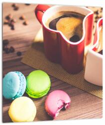 Mivali Tablou cu cafea și macarooni, dintr-o bucată 30x30 cm (V020876V3030)