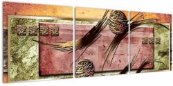 Mivali Tablou abstract, din trei bucăți 120x40 cm (V022050V12040)